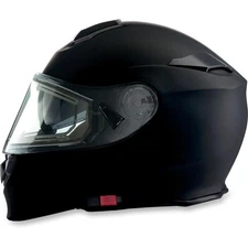 Z1R 0120-0451 Solaris Solid Helmet With Electric Shield XL Flat Black