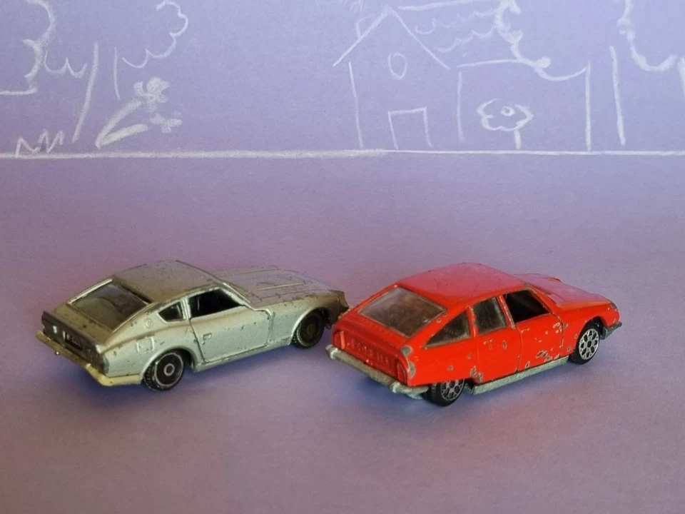 Lotto 2 Polistil 1/43 Obsolete: Citroen GS E30 + Nissan Datsun 240Z EL46 - Immagine 3 di 4
