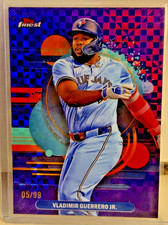 🔥 2025 Topps Finest Vladimir Guerrero Jr Purple /99 Blue Jays #05/99