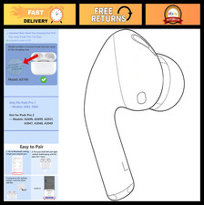 Left Single Earbud for AirPods Pro 1st Gen A2083 A2084 - Genuine Replacement Par