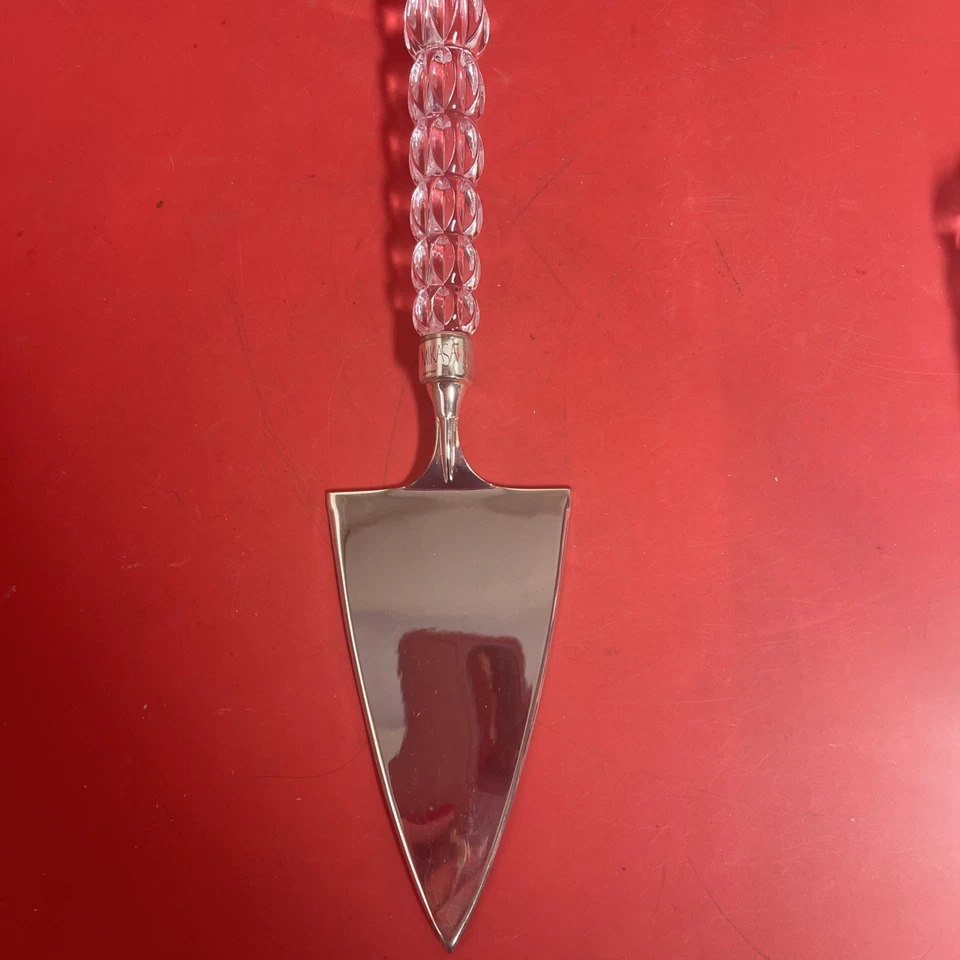 Juego de servir con mango de cristal Mikasa - Servidor de pasteles y servidores de ensaladas 3 piezas Foto 2 de 4