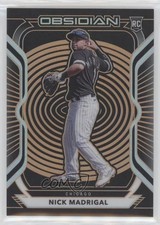 2021 Panini Chronicles Obsidian Electric Etch Orange 14/28 Nick Madrigal #54 uk2