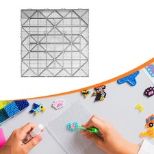 Square Fuse Beads Pegboard Improve Hands on Ability Weaving Fuse Beads Board