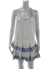 Love Shack Fancy Womens Mini Dress White Size M