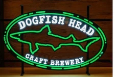 Dogfish Head Craft Brewery LED “Neon” Light Sign Bright & Durable New In Box FS