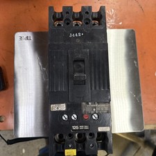 GE General Electric TFJ236125 Circuit Breaker 3 Pole 125 Amp 600VAC TFJ 125 Amp