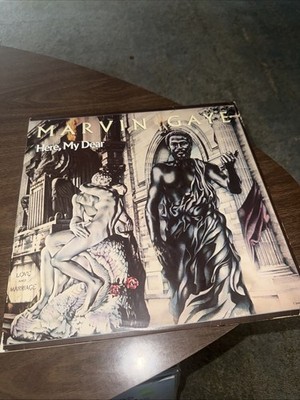 Marvin Gaye :  Here, My Dear  Tamla Double LP First Press Gatefold 1978 Nice !