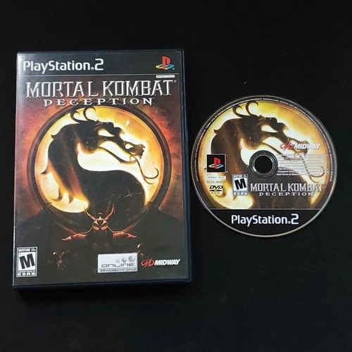 Mortal Kombat: Deception (Sony PlayStation 2, 2004) Game and Case, No Manual