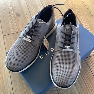 Zapato de transición de cuero Bugatti en gris | Used Look | suela deportiva