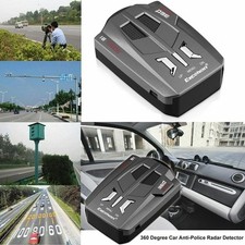 360 Full Band Laser Car Radar Speed Detector Camera Voice Alert Velocimetry New