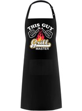 Hyzrz Funny Adjustable Aprons Baker Costume with Pocket Cook Grill BBQ Chef A...