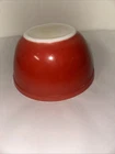 Vintage PYREX 402 1 1/2 Quart 7 1/8" Red Mixing Nesting Bowl