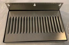 Stainless Steel Wall Mount Drip Tray 10" x 6" Draft Beer Kegerator - No Drain