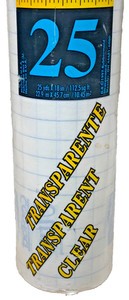 Rubbermaid Con-Tact, Clear - Transparent - Protective 25 yds (75 ft) x 18"