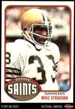 1976 Topps #353 Mike Strachan Saints RC Iowa St 7 - NM