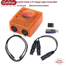 Sunlite Suite 2 FC USB Interface Stage Light Controller 3-Core 5-Core Ethernet 