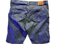 Levi Strauss Ladies Size 33 Bermuda Jean Shorts Stretch Pockets EUC Levis