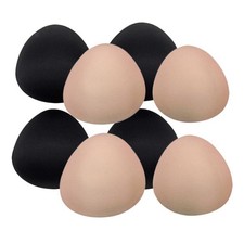 2 Pairs Sponge Insert Breast Bra Pads Bust Swimwear Bikini