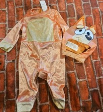 Disguise Bingo Costume Infant 12-18 Months Bluey Plush Jumpsuit Character Hood