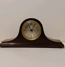Vintage Seth Thomas -Camden -4 Jewel, 8 Day Desktop Clock -Wind up -Mahogany 