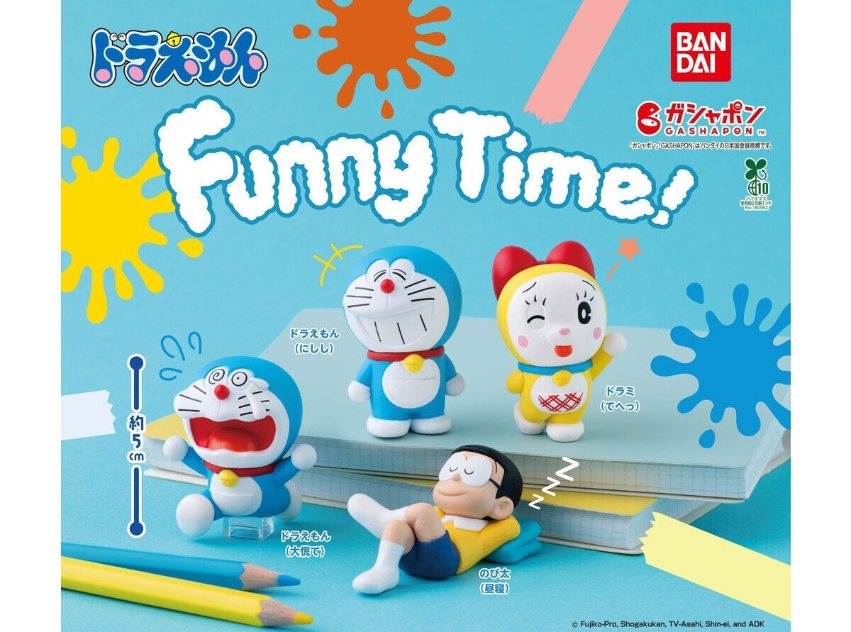 AUTHENTIC BANDAI GASHAPON DORAEMON FUNNY TIME FIGURES CHARACTER