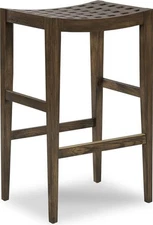 Elegant Traditional Wood Counter Stool-Hannsens