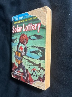 Philip K. Dick SOLAR LOTTERY rare book 1955 1st edition ACE D-103