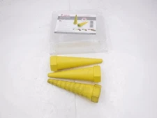 3 Pack Caplugs 0.47"-1.7" 13-42mm Pig's Tail Hydraulic Service Plugs XL PTSP-XL