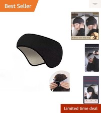 Adjustable Blackout Sleep Eye Masks for Men and Women Outdoor, Bedroom Earmuf...