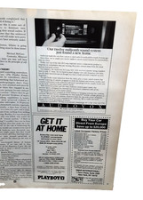 Vintage 1985 Audiovox Car Stereo Print Ad Hi-Comp HCC 1250 Receiver Retro Audio