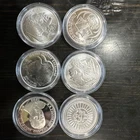 Lot of 6-1 Troy oz .999 Fine Various Silver Rounds