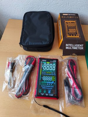 Digital Smart Multimeter 622B Auto Range True RMS DC/AC Ohm Meter infrared Laser