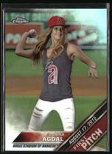 2016 Topps Chrome #FPC-15 Nina Agdal First Pitch