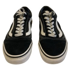 VANS OLD SKOOL low-top, TENNIS SHOE SNEAKERS BLACK Men's 5.5/Wms 7 EUR37 Skate