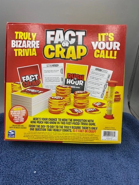 Spin master Fact Or Crap Trivia Game - Image 4 of 4
