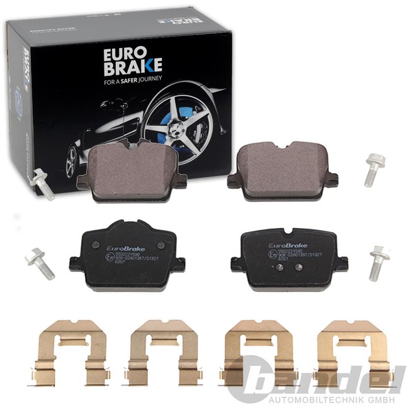 Eurobrake BremsbelÄGe Satz Hinterachse Passend FÜR Bmw 2 3 4 I4 Z4 Toyota Supra-image