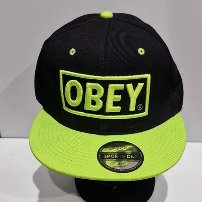 Red Obey Baseball Cap One Size Fits All 