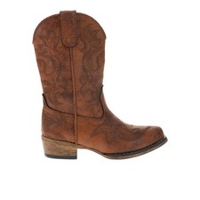 Roper Riley Classic Snip Toe Cowboy Youth Girls Size 9 M Casual Boots 09-018-01