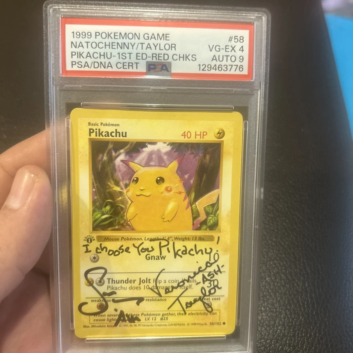 Pokmon TCG Base Set Pikachu Grade 9 Individual Collectible Card Game Cards  for sale - eBay