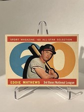 1960 Topps - High # Eddie Mathews #558
