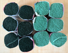 Vintage 12 Bernat Craftsman 3151 Green 100 Wool Latch Hook Rug Yarn