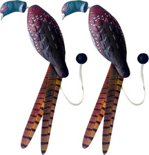 Fingig 2 Pcs Pheasant Dummy Bumper Toy for Hunting Retriever Dog Training
