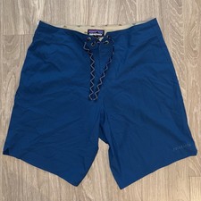 Patagonia Light  Variable Board Shorts Men  s Size 31 Blue Trunks Bottoms