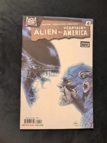 ALIEN VS CAPTAIN AMERICA #4 LEINIL FRANCIS YU  VARIANT  1