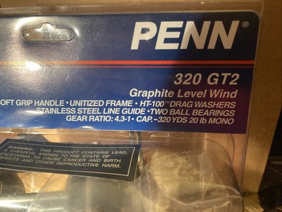 Penn 320 GT2 4.3:1 Trolling Super Levelwind Fishing Reel right