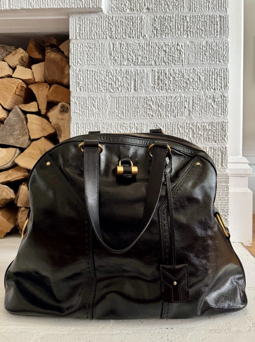 Saint Laurent Muse Patent Large Bags & Handbags for Women for sale