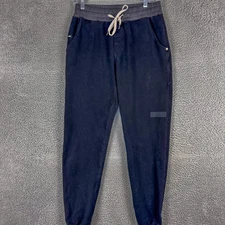 Vuori Balboa Pants Mens Medium Black Joggers Sweatpants Drawstring Waist V406