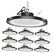 UFO LED High Bay Light, 150W, 5000K, 22500LM, High Bay LED Shop Lights 10 Pack