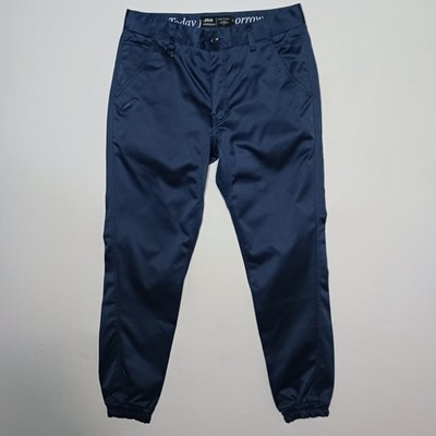 Publish Mens Jogger Pants 32X30 Navy Blue Today For Tomorrow Elastic Hems