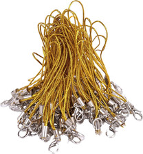 100PCS DIY Charm Straps with Lobster Clasp Colorful Lanyard Cords for Charms, U